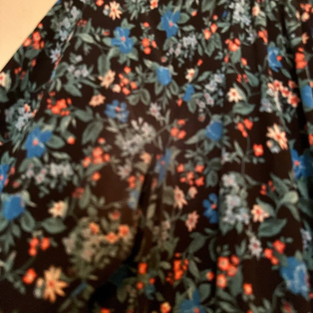 Club Monaco Blue Tie Front Sundress with Cowl Neck Final Sale - Picture 15 of 16